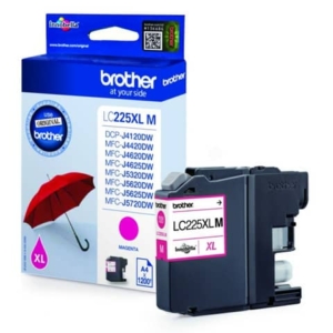 Cartuccia inkjet alta resa LC-225 Brother magenta LC-225XLM