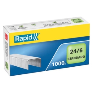 Punti metallici Rapid 24/6 Standard conf. da 1000 - 24855600