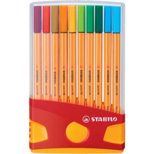 Fineliner Stabilo Point 88® 0,4 mm conf. 20 colori assortiti 8820-03 -14