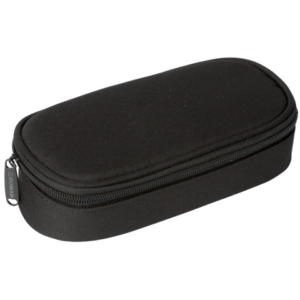 Astuccio ovalino small con cerniera Donau - 21x5,5x10,5 cm nero - 322118023