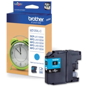 Cartuccia inkjet alta resa LC-125 Brother ciano LC-125XLC