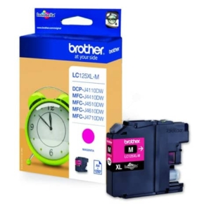 Cartuccia inkjet alta resa LC-125 Brother magenta LC-125XLM