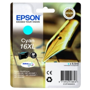 Cartuccia inkjet alta capacità ink pigmentato Penna e Cruciverba 16XL Epson ciano - C13T16324012