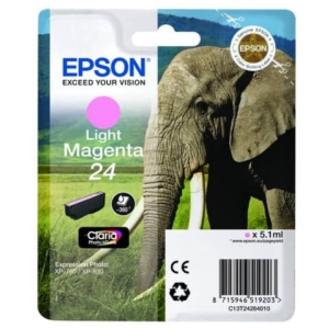 Cartuccia inkjet Elefante 24 Epson magenta chiaro C13T24264012