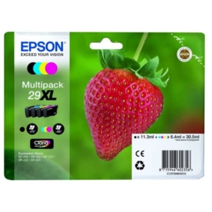 cartucce inkjet alta capacità Fragola T29XL Epson nero+ciano+magenta+giallo Multipack - C13T29964012