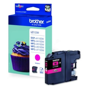 Cartuccia inkjet LC-123 Brother magenta LC-123M