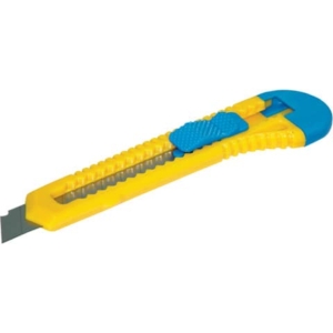 Cutter con lama a scatto Donau 18 mm blu/giallo - 7946001-99