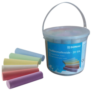 Gessetti Donau in scatola da 20 pezzi - colori assortiti - 330166