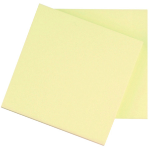 Foglietti riposizionabili Q-Connect 63 g/m² giallo 76x76 mm 12 blocchetti da 100 ff - KF10502