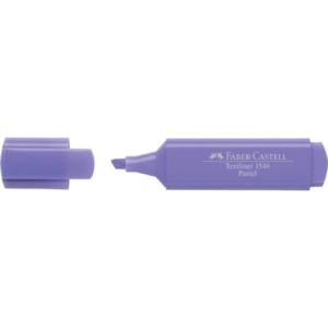 Evidenziatore Faber-Castell Textliner 1546 - conf. 10 pz - colore pastel lilla - 154656