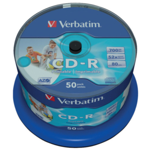 CD-R AZO Verbatim 52x 700 MB spindle case da 50 cd - 43438