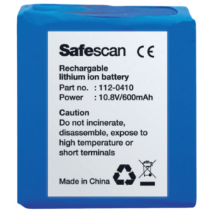 Batteria al litio ricaricabile LB-105 per rilevatore banconote Safescan 155-S nero - 112-0410