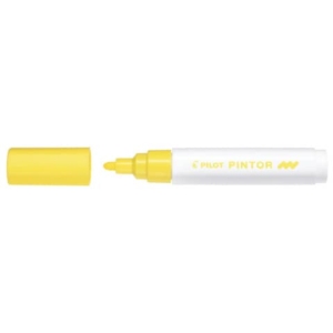 Marcatore multisuperficie Pilot Pintor a base d'acqua punta in fibra 4,5 mm giallo - 002390