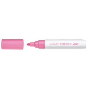 Marcatore multisuperficie Pilot Pintor a base d'acqua punta in fibra 4,5 mm rosa - 002392