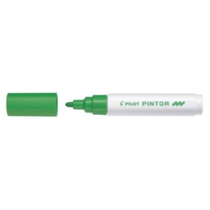 Marcatore multisuperficie Pilot Pintor a base d'acqua punta in fibra 4,5 mm verde chiaro - 002387
