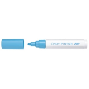 Marcatore multisuperficie Pilot Pintor a base d'acqua punta in fibra 4,5 mm blu pastello - 002372