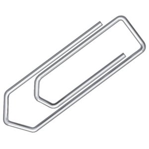 Fermagli Q-Connect in acciaio nichelato N. 4 - 32 mm punta triangolare - conf. 100 pz - KF01312