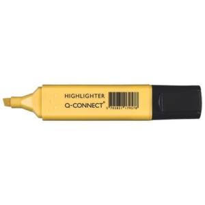 Evidenziatore Pastel Q-Connect 1,5-5 mm giallo KF17957