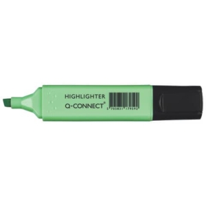Evidenziatore Pastel Q-Connect 1,5-5 mm verde KF17959