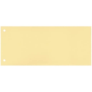Separatore per archivio con due fori Q-Connect 24x10,5 cm 190 g/m² giallo conf. da 100 - KF00516
