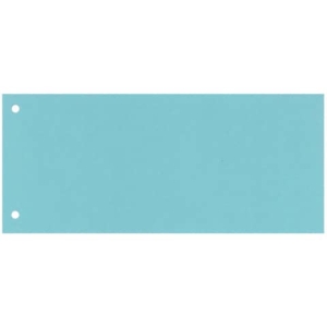 Separatore per archivio con due fori Q-Connect 24x10,5 cm 190 g/m² blu conf. da 100 - KF00512
