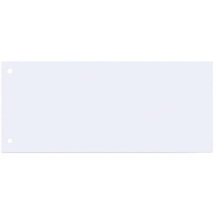 Separatore per archivio con due fori Q-Connect 24x10,5 cm 190 g/m² bianco conf. da 100 - KF00515