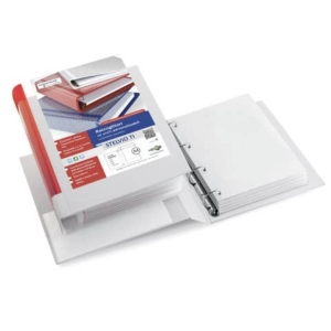 Raccoglitore personalizzabile Sei Rota Stelvio TI A4 - 4 anelli Q 65mm bianco dorso 9 cm - 36654101