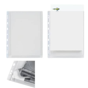 Buste con soffietto in PVC Sei Rota Ercole GS A4 con soffietto - altissima capacità trasparente 10 pz. - 502240