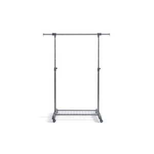 Appendiabiti Perfetto Piu Gastone una barra su ruote appendini laterali estraibili grigio cenere - 0511