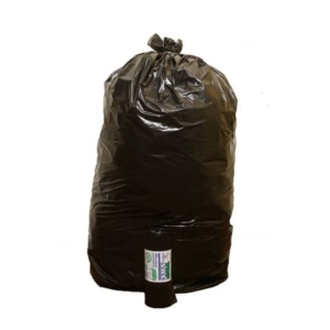 Sacchi immondizia per rifiuti inorganici Rolsac 97 L 70x110 cm - 27 µm nero - rotolo da 10 pezzi - 10271