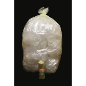 Sacchi immondizia per rifiuti inorganici Rolsac 97 L 70x110 cm - 22 µm giallo - rotolo da 10 pezzi - 10467