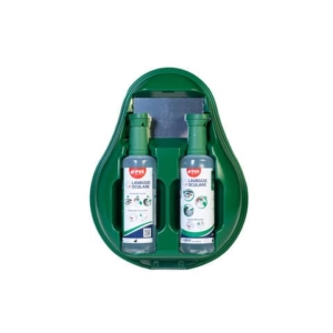 Stazione lavaggio oculare PVS verde 2 flaconi da 500 ml - cps202
