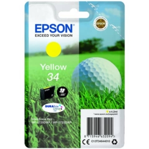 Cartuccia inkjet Pallina da golf 34 Epson giallo C13T34644010