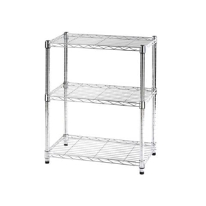 Scaffale a 3 ripiani Serena Group Archimede in acciaio grigio 60x36x75 cm - ZN1424-3