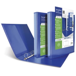 Raccoglitore personalizzabile Sei Rota Nettuno TI - 4 anelli a D 50 mm - A4 blu - dorso 7 cm - 36835047