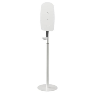 Supporto telescopico in metallo grigio per distributore elettronico gel - h130 cm - (dosatore e altri comp.ti ESCLUSI)