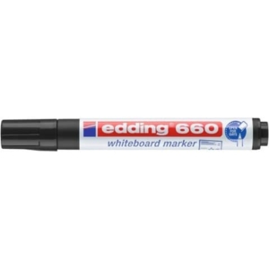 Marcatore per lavagne bianche edding 660 punta conica 1,5-3 mm nero E-660 001