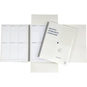 Cartellina 4Mat A4 in bindakote per azzeramenti fiscali 250 g/m² bianco 3940