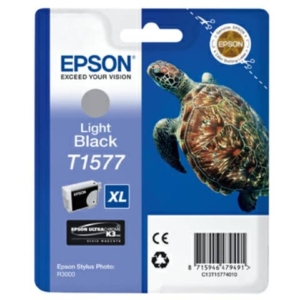 Cartuccia inkjet alta capacità ink pigmentato blister RS T1577 Epson nero chiaro - C13T15774010