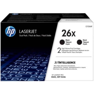 Toner alta capacità 26X HP nero Conf. 2 - CF226XD