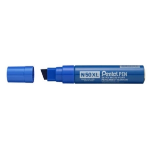Marcatore permanente Pentel N50 XL punta a scalpello 15.4/8.0 mm blu N50XL-C