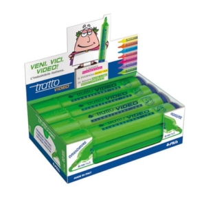 Evidenziatore TRATTO Video 1-5 mm verde F830202