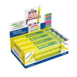 Evidenziatore TRATTO Video 1-5 mm giallo F830201