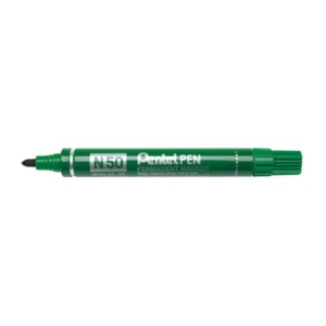 Marcatore professionale permanente Pentel N50 punta conica 4,3 mm verde N50-D
