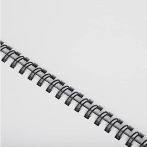 Dorsi metallici FELLOWES nero 6 mm - - capacità 1-35 fogli conf.100 - 53218