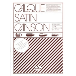 Carta lucida Canson Calque Satin 90 g/m² A3 - conf. 250 pezzi - C200017310