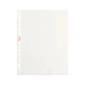 Buste a perforazione universale Esselte Deluxe - PP lucido 22x30 cm - finitura liscia - conf. 100 pz - 395697500