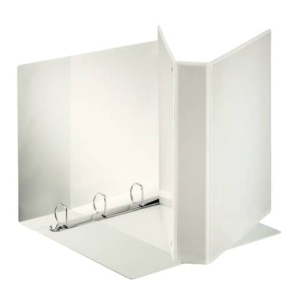 Raccoglitore personalizzabile Esselte Display Maxi a 4 anelli a D 28x32 cm dorso 6 cm bianco - 394753000