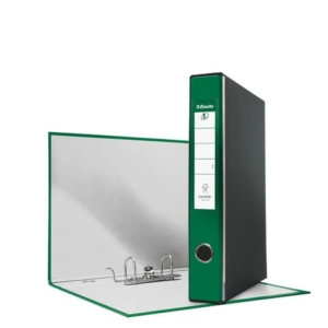 Registratore con custodia Esselte G54 Eurofile protocollo dorso 5 cm cartone rivestito in PP verde - 390754180