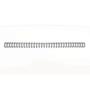 Spirali metalliche a 34 anelli GBC Wirebind 11 mm a4 nero conf da 100 spirali - RG810710